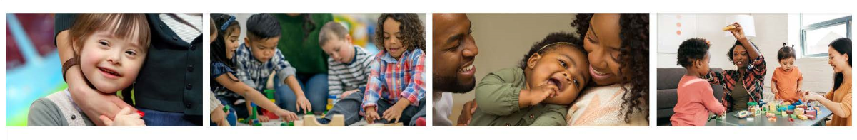 Banner Collage of different children doing various activities