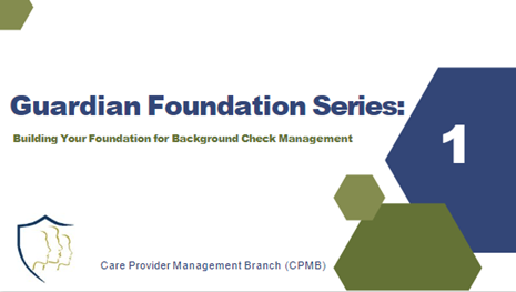 Thumbnail of PowerPoint Slide: Guardian Foundation Series