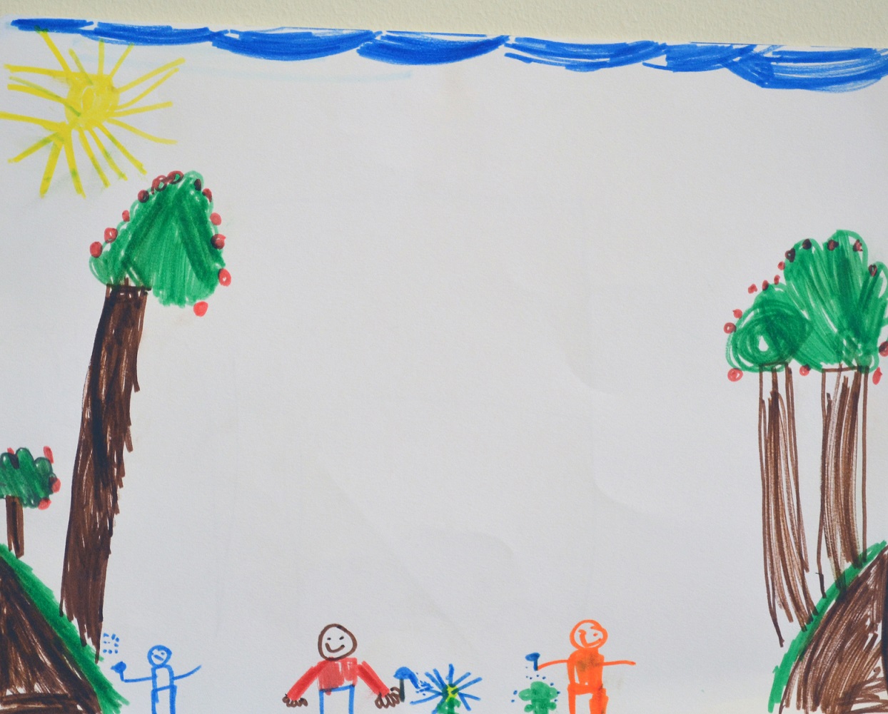 DSC_0058 Kid Drawing of people outside