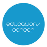 Blue circle with "Education/Career" text inside