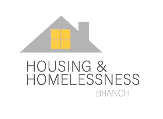 Housing and Homelessness Bureau three houses Logo