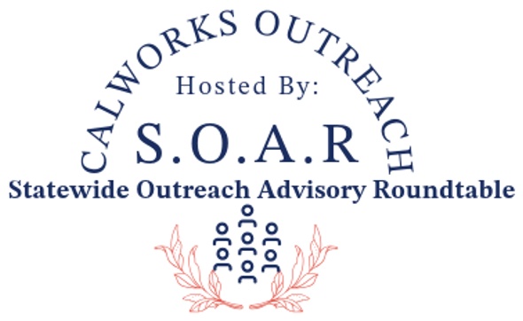 Infographic of two wings, left one representing Statewide Outreach and the right one representing Advisory Round Table