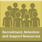 Recruitment, Retention and Support Resources web page