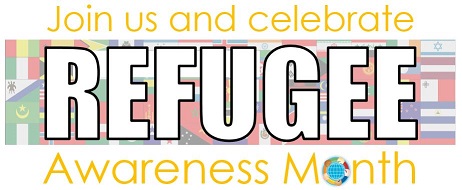 Refugee Awareness Month (RAM) logo Refugee Awareness Month (RAM) logo