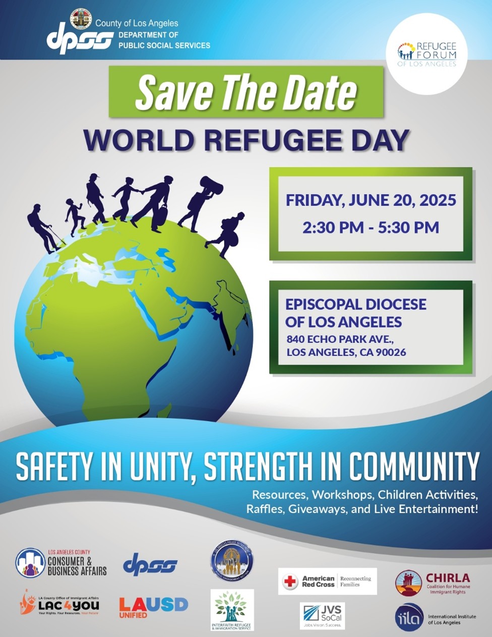 World Refugee Day Flyer Event