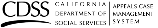 Appeals Case Management System Text Logo