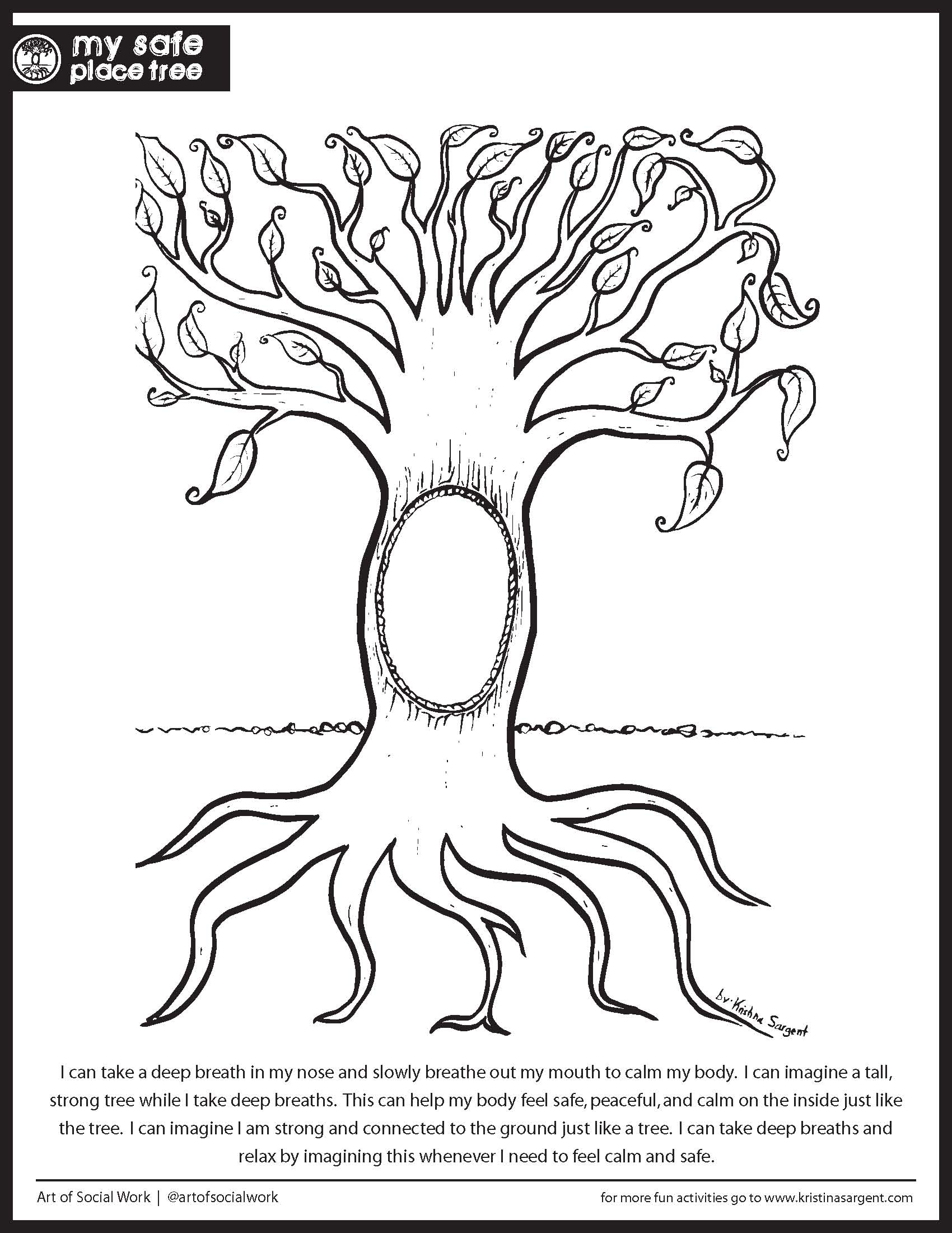 Art Therapy Worksheet